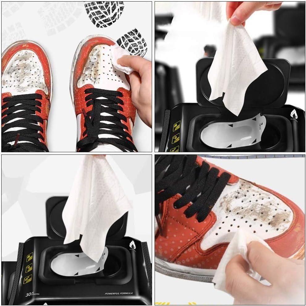 Premium Sneaker & Shoe Cleaning Wipes – Instant Stain Remover (Pack of 1 / 2 / 3 – 80 Wipes Each)