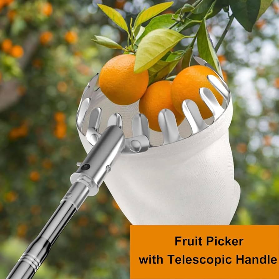 Easy Fruit Picker tool with basket